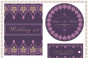 Vector invitation cards ONLY design