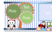 Digital photoframe,greeting card PSD