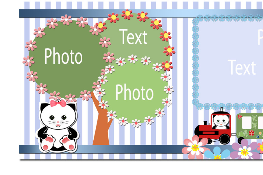 Digital photoframe,greeting card PSD in Objects - product preview 8