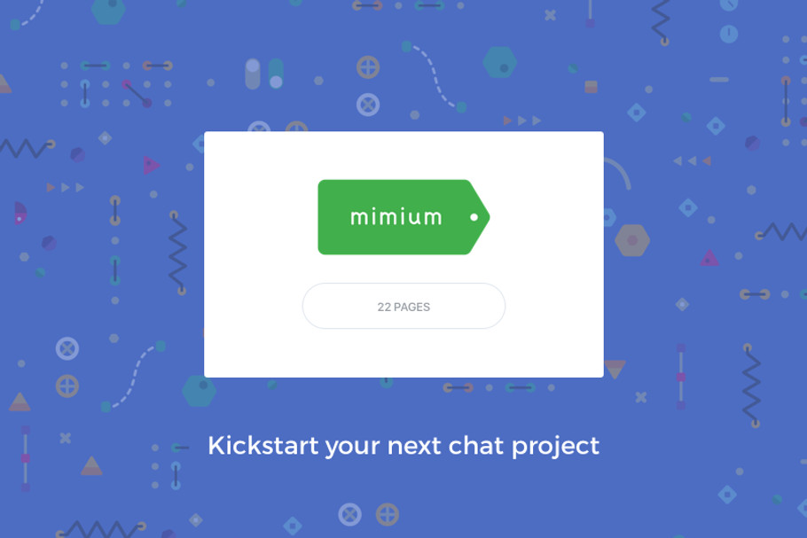 Mimium Chat App UI Kit