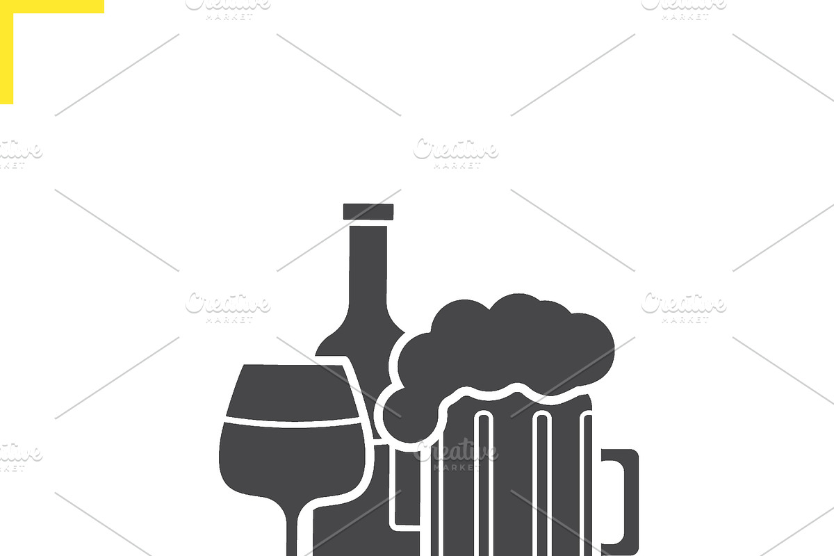 Alcohol icon. Vector in Graphics - product preview 8