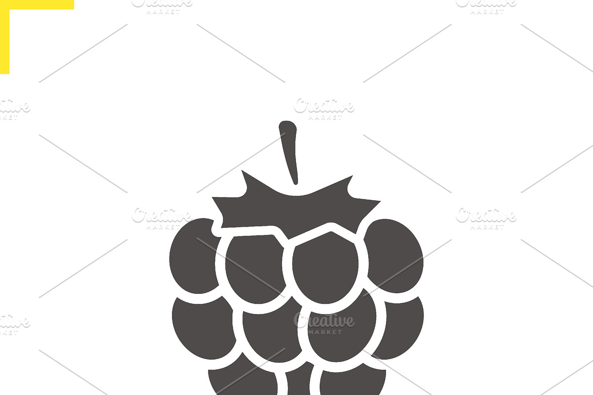 Raspberry icon. Vector in Graphics - product preview 8
