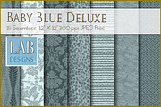 15 Baby Blue Deluxe Fabric Textures