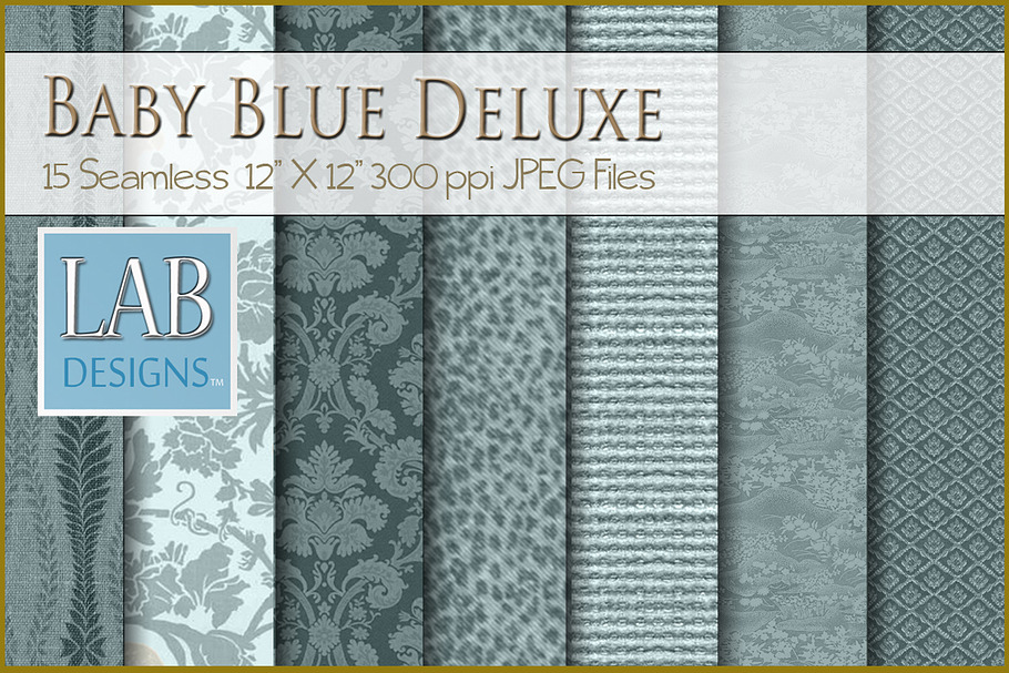 15 Baby Blue Deluxe Fabric Textures in Textures - product preview 8
