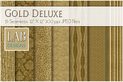 15 Gold Deluxe Fabric Textures