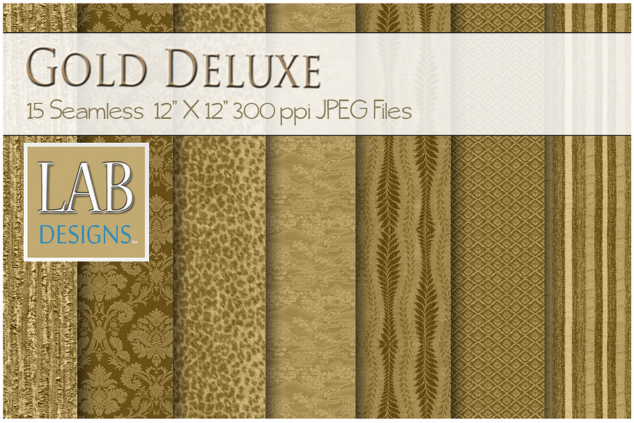 15 Gold Deluxe Fabric Textures in Textures - product preview 8