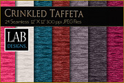 24 Crinkled Taffeta Fabric Textures