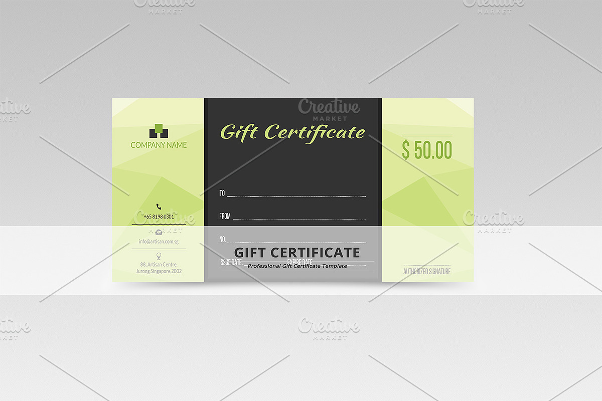 Gift Certificate in Stationery Templates - product preview 8