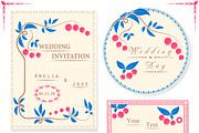 Invitation cards and tag ONLY design
