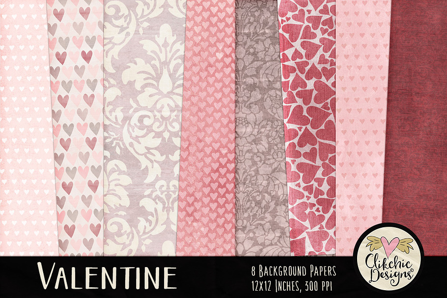 Valentine Background Textures