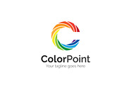 Color Point Letter C Logo