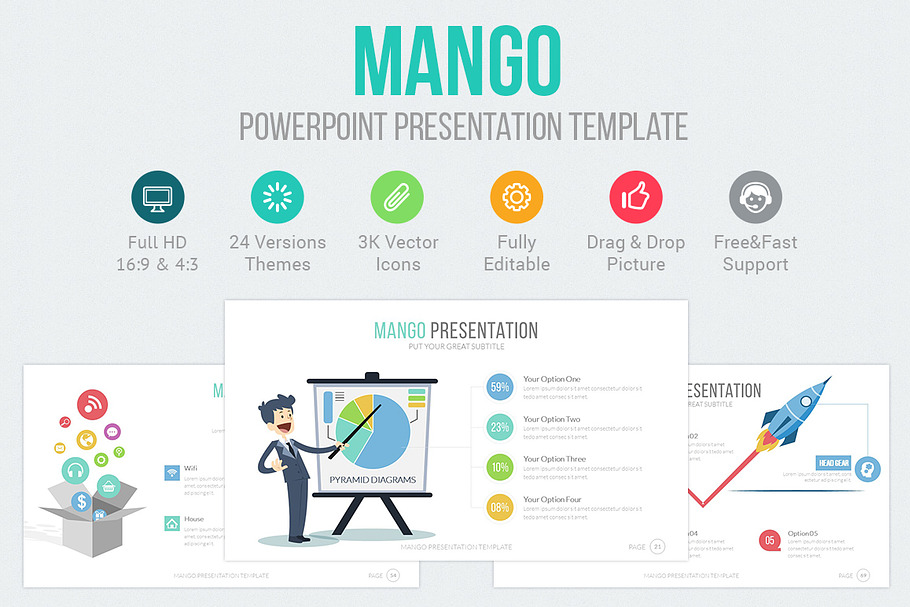 Mango Powerpoint Template in PowerPoint Templates - product preview 8