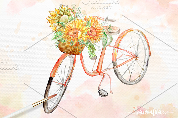 SunFlower Graphic Collection in Illustrations - product preview 4