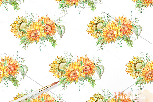 SunFlower Graphic Collection in Illustrations - product preview 7
