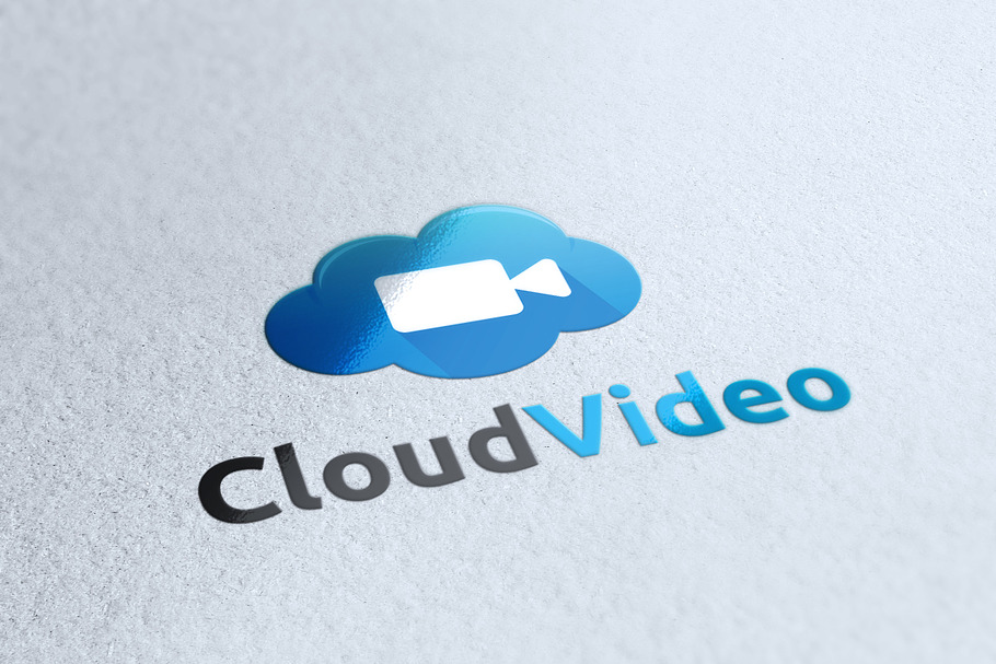Cloud Video Logo in Logo Templates - product preview 8