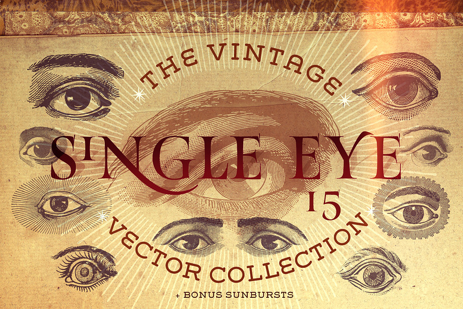 The Single Eye Vector Collection in Illustrations - product preview 8