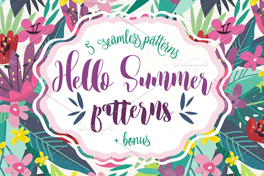 Hello Summer patterns in Patterns - product preview 8