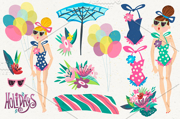 Hello Summer in Illustrations - product preview 3