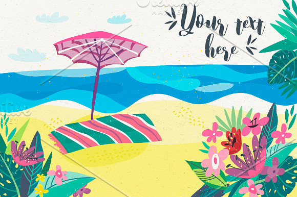 Hello Summer in Illustrations - product preview 4