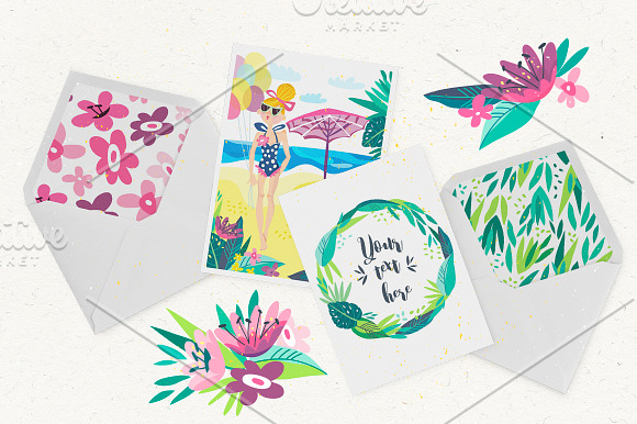 Hello Summer in Illustrations - product preview 11