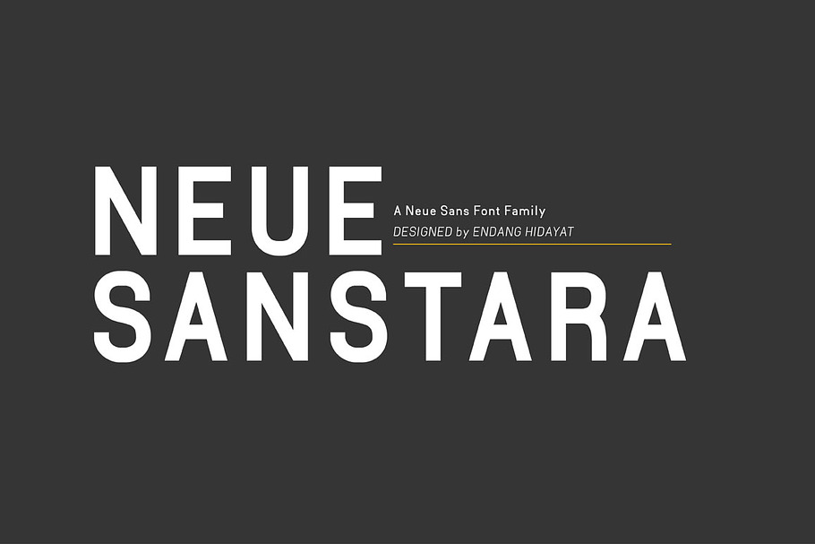 Neuesanstara Font Family 50% OFF