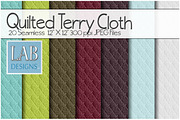 20 Quilted Terry Cloth Textures