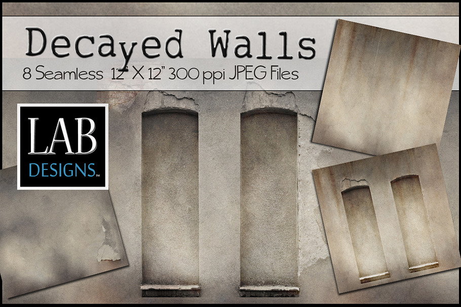 8 Old Decayed Wall Textures
