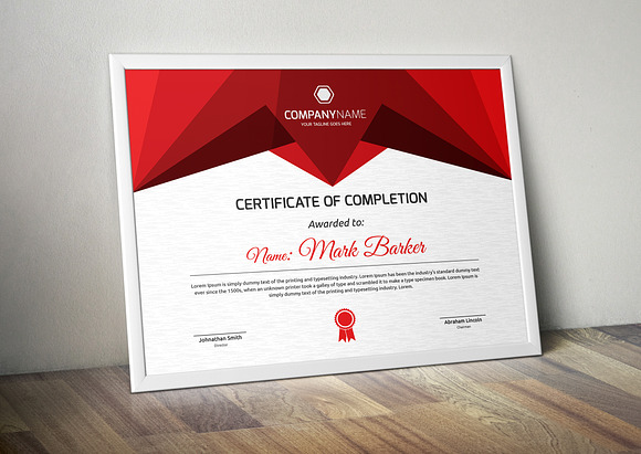 Certificate in Stationery Templates - product preview 2
