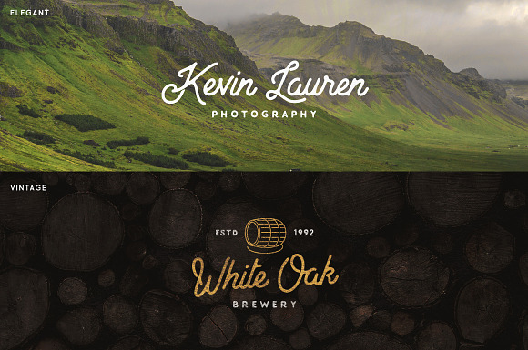 North Land Typeface - Font Bundle in Stamp Fonts - product preview 3
