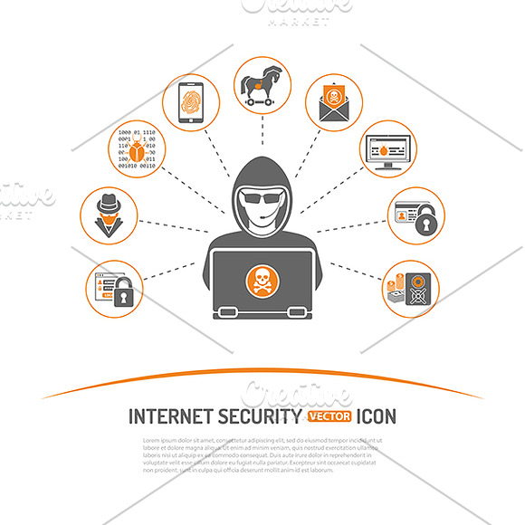 Cyber Crime Concepts in Illustrations - product preview 1