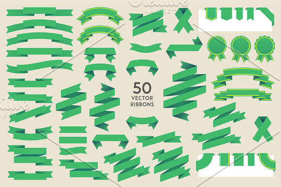 Vector Ribbons Pack in Illustrations - product preview 2