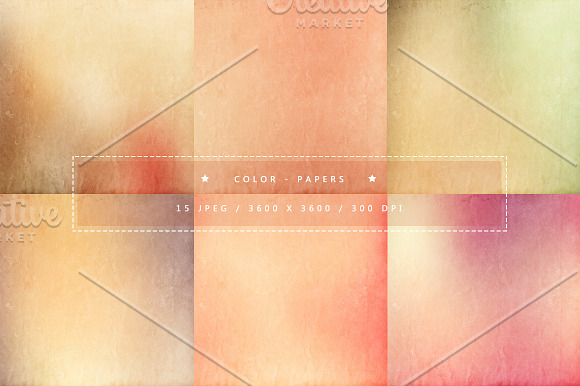 15 Color Papers in Textures - product preview 2