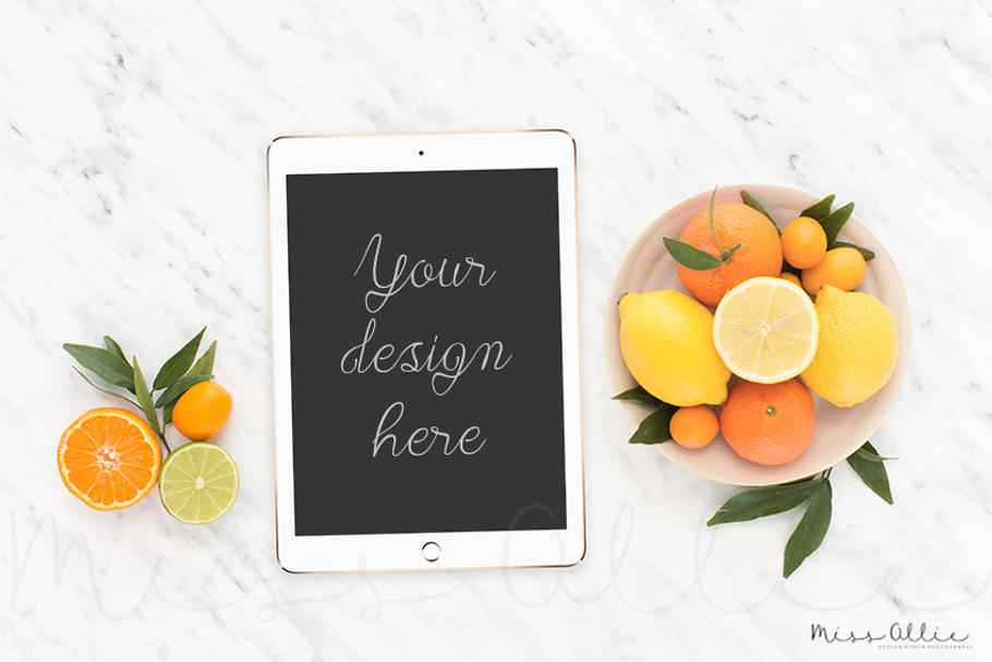 Tablet styled stock food in Product Mockups - product preview 8
