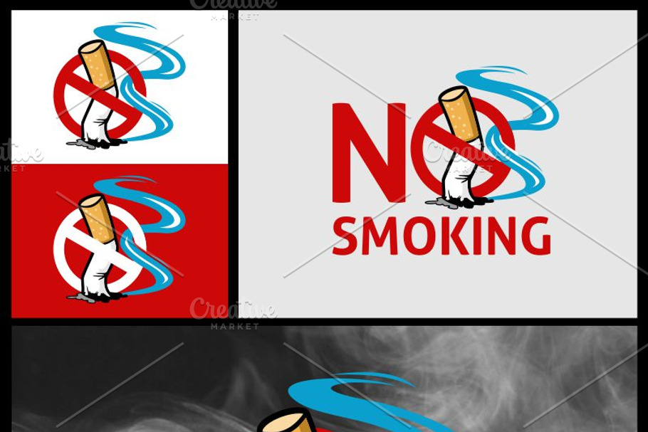 No Smoking vector in Objects - product preview 8