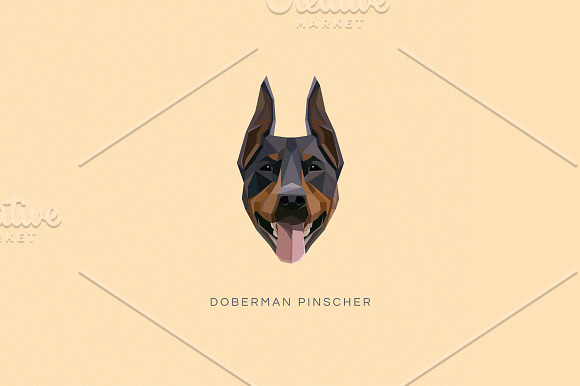 Geometric dogs vol.2 in Illustrations - product preview 3