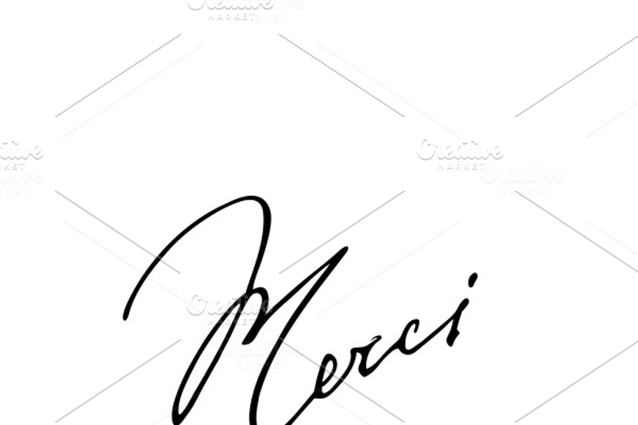 Thank you. Merci in Objects - product preview 8