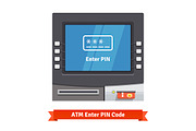 ATM Enter PIN code