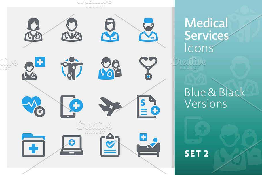 Medical Services Icons Set 2 - Sympa