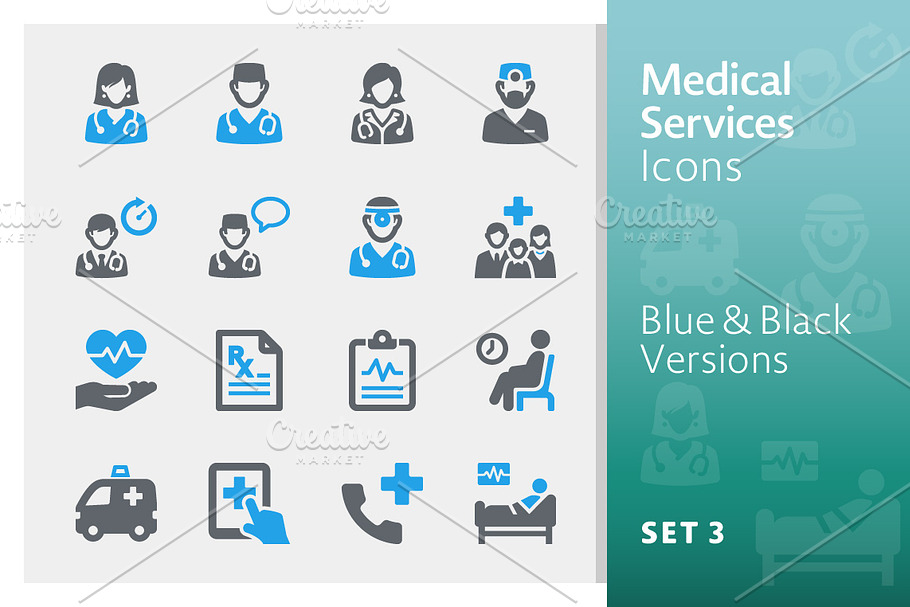 Medical Services Icons Set 3 - Sympa