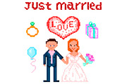Wedding Pixelart