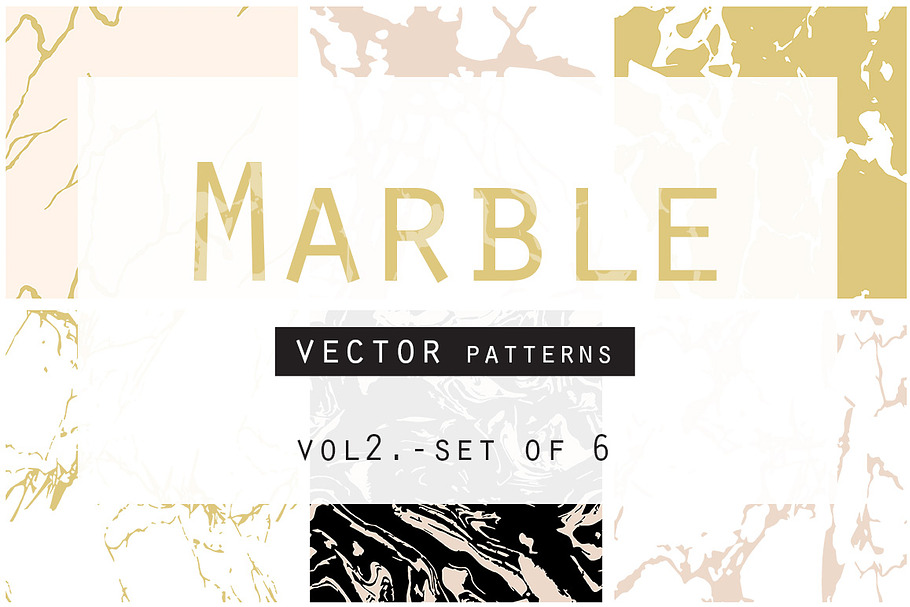Marble Seamless Vector Patterns - 2 in Patterns - product preview 8
