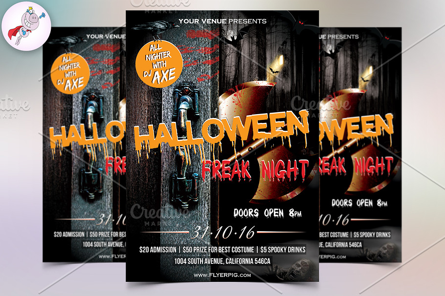 Halloween Party Flyer Template 4
