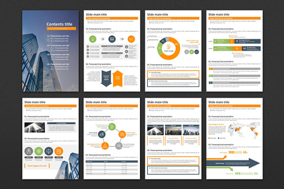 Company Template Vertical in PowerPoint Templates - product preview 1