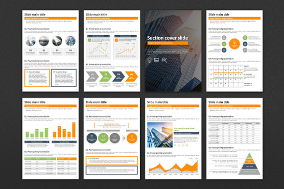 Company Template Vertical in PowerPoint Templates - product preview 2