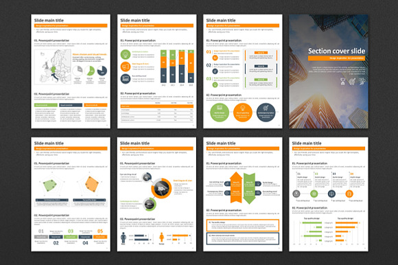 Company Template Vertical in PowerPoint Templates - product preview 3
