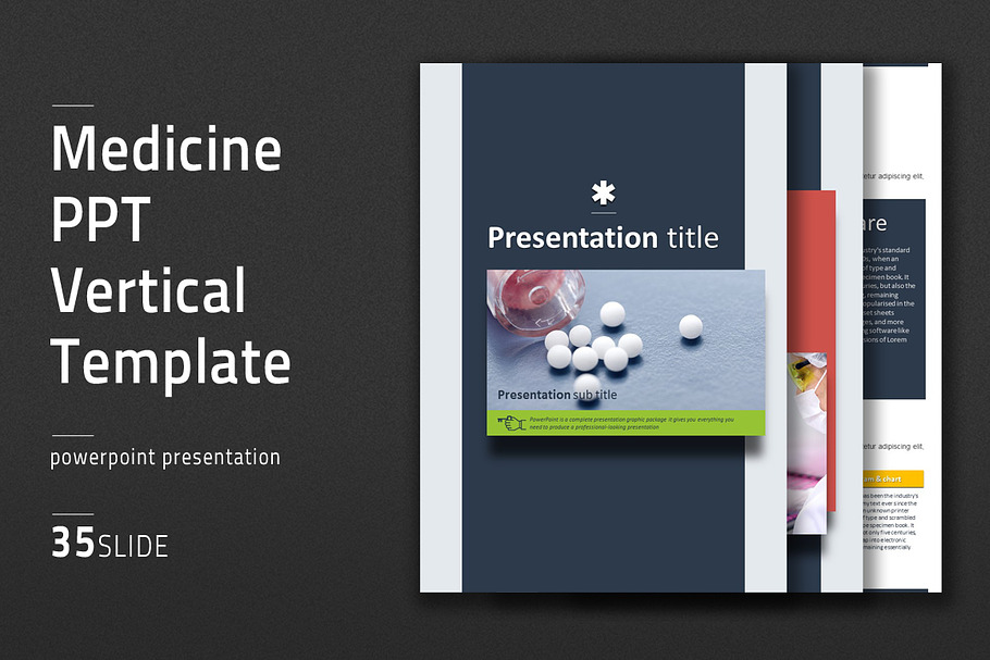 Medicine PPT Vertical Template in PowerPoint Templates - product preview 8