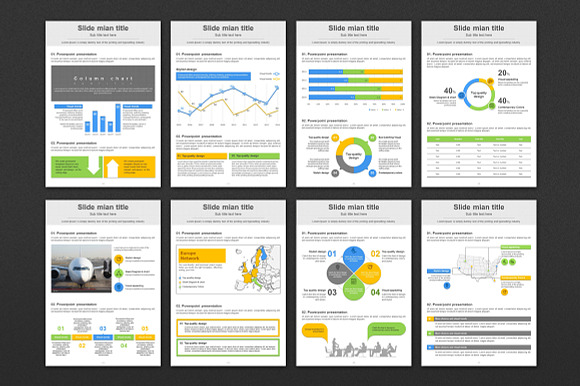 Grid PowerPoint Vertical Template in PowerPoint Templates - product preview 2