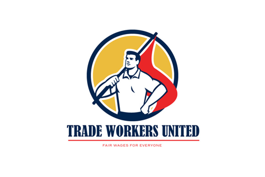 Trade Union Workers United in Logo Templates - product preview 8