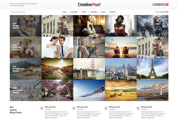 CreativePearl Photography Responsive