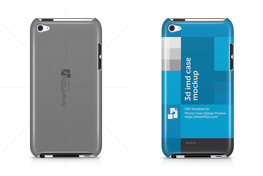iPod Touch 4 3d IMD Case Mock-up
